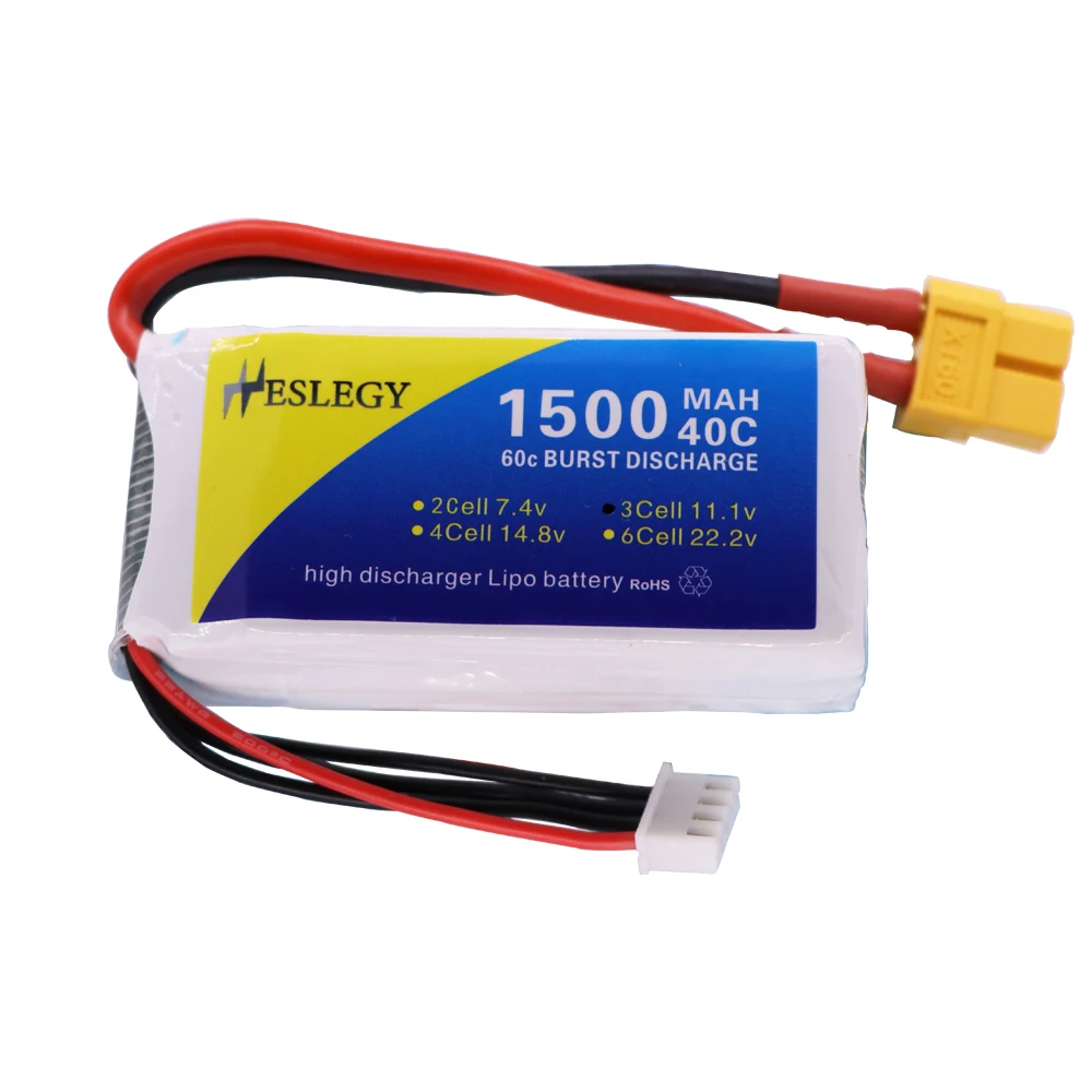 Аккумуляторная батарея LiPo T/XT60/JST 11 1 В 1500 мА · ч для Rc автомобили вертолет детали