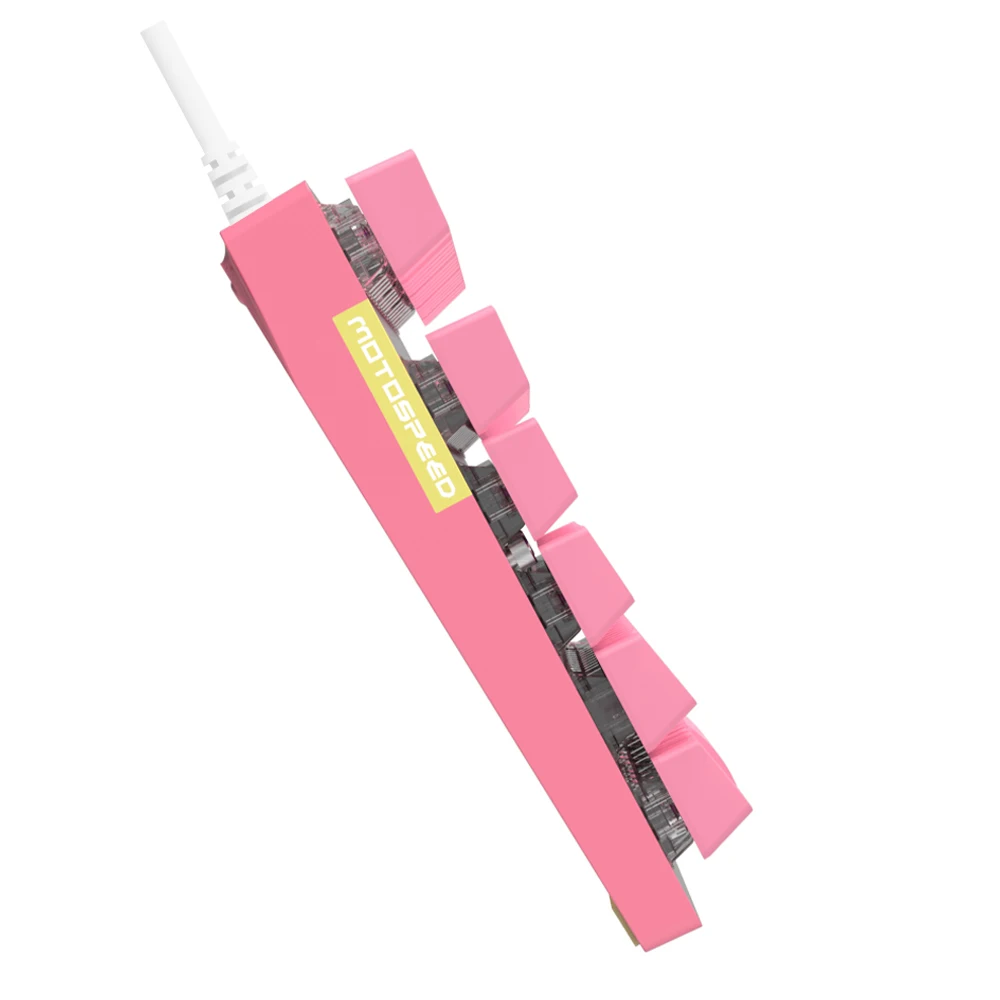 

Mechanical Gaming Keyboard 87 Key Wired Red Switch RGB Backlight Anti-Ghosting for PC Computer Russian Gamer Keybords