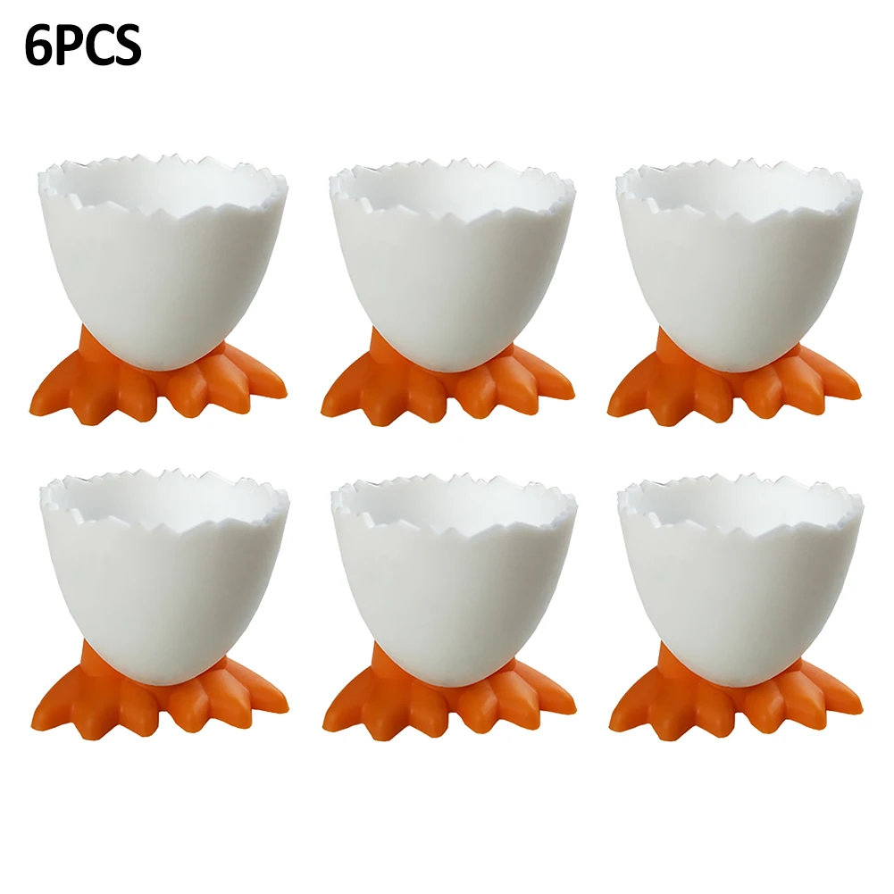 6 шт. детский держатель для чашки-яйца |