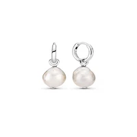 2021 luxury fashion womens jewelry gifts 925 sterling silver pearl earrings earrings diy designer charms suitable for original