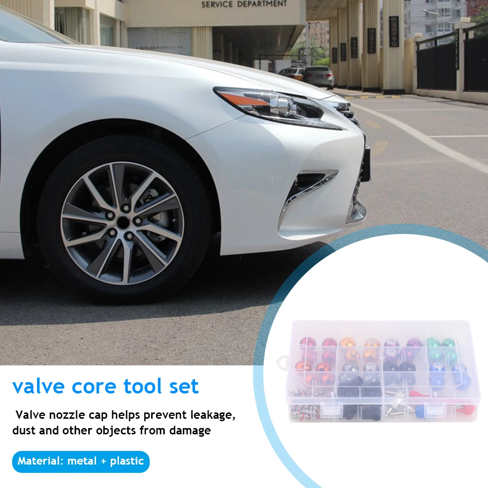 

Легкий автомобильный колпачок на ствол Пылезащитная крышка инструмент для сердечника клапана для ухода за личными автомобильными аксессу...