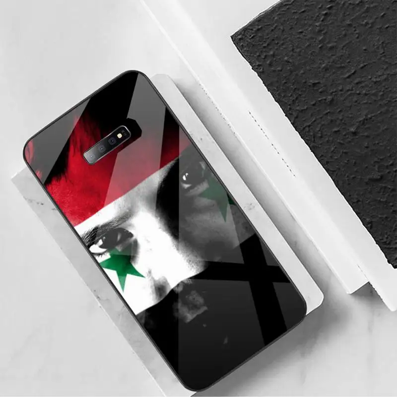 

Syria Flag Symbol Phone Case Tempered glass For Samsung S6 S7 edge S8 S9 S10 e plus note8 9 10 pro