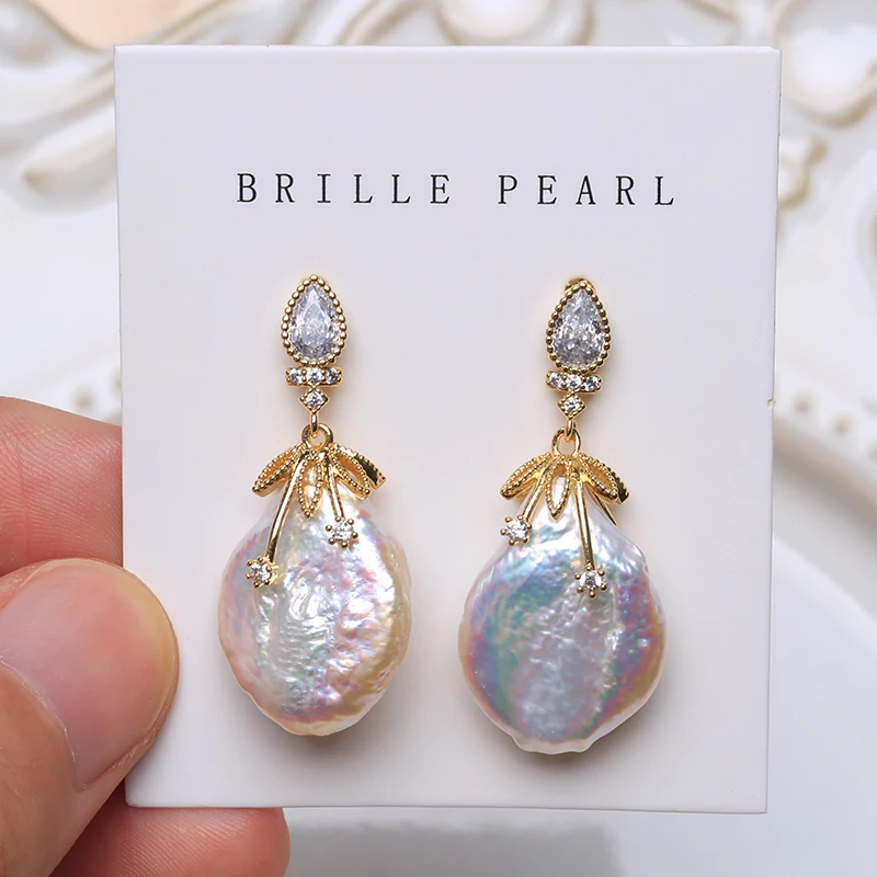 Колье ювелирные изделия crysta натуральный пресноводный жемчуг серьги-подвески