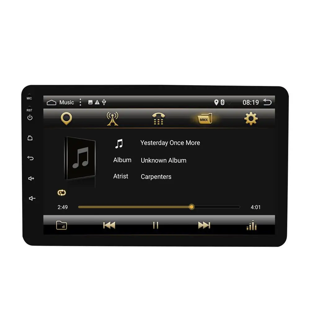 Автомобильная магнитола 8 дюймов Android 10 0 большой экран универсальный