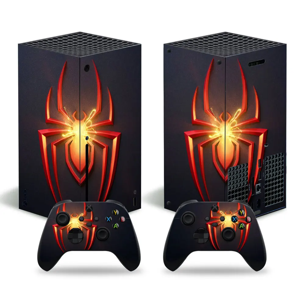 Виниловая наклейка на консоль Xbox серии X и 2 контроллеров | Электроника