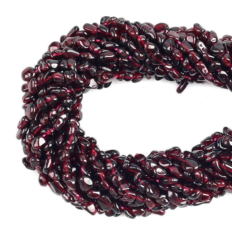 Бусины Из Натурального граната овальной формы 5 х8 мм | Украшения и аксессуары