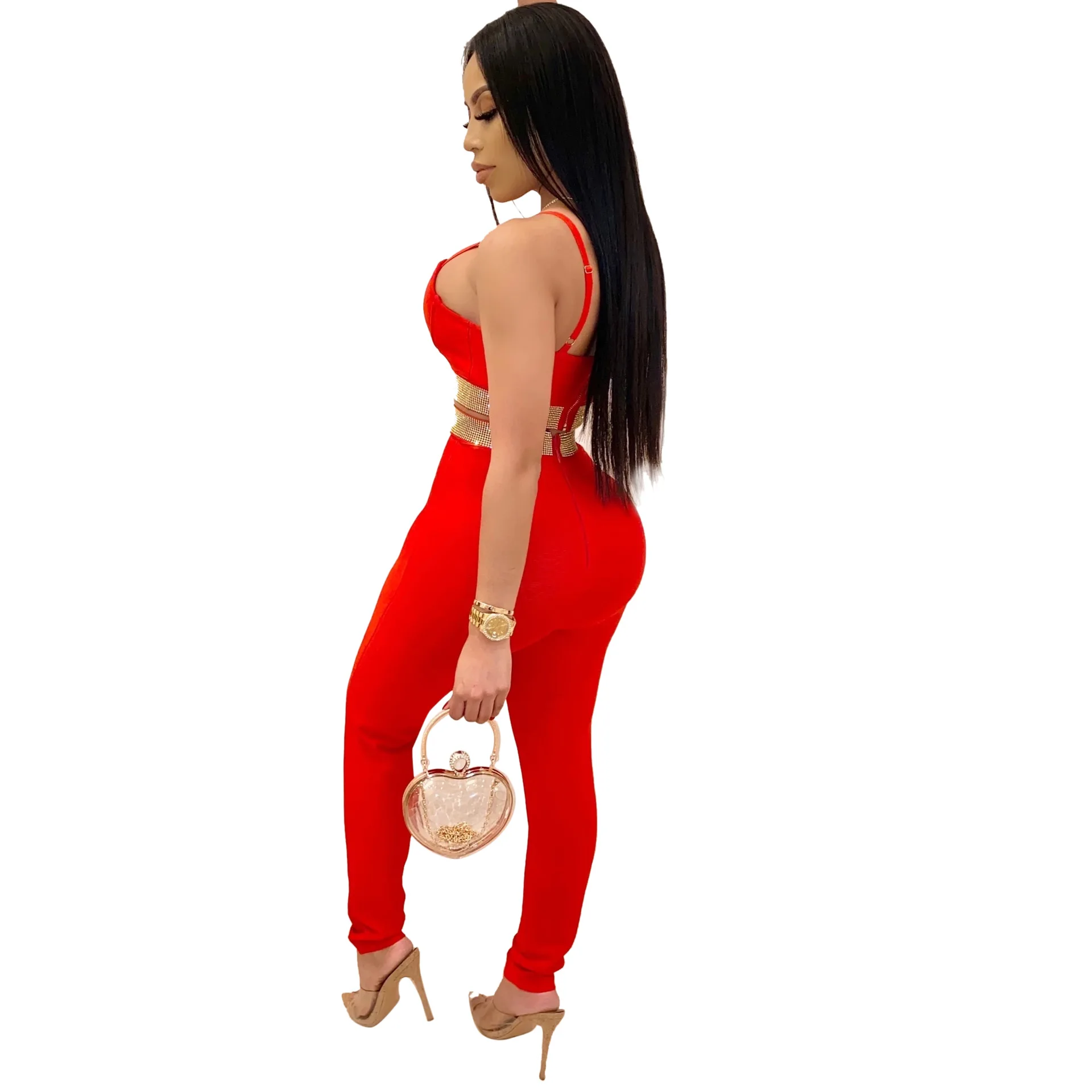 Женский спортивный костюм из двух предметов блестящий с длинным рукавом зимний