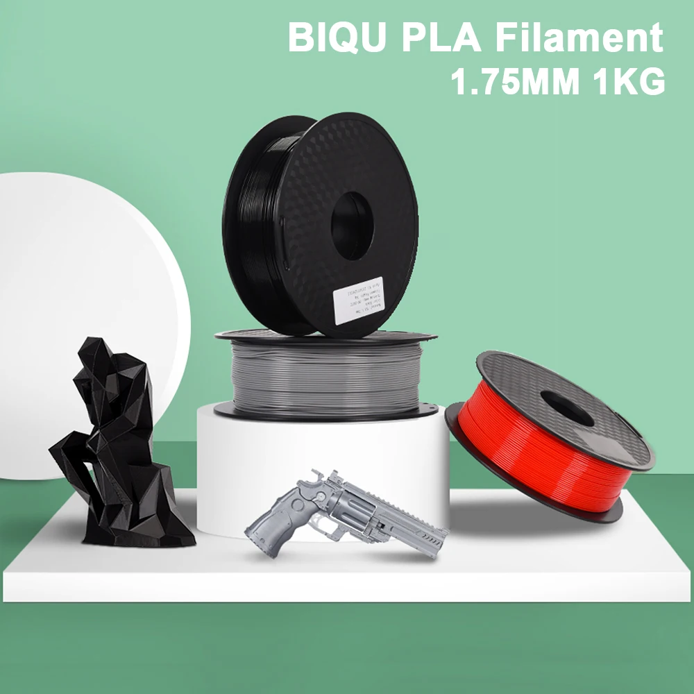 

BIQU PLA Filament 1.75MM 1KG 3D Printer Pilament 3D Printing Material For 3D Pen Creality Ender 3 V2 Anycubic Mega X FDM Printer