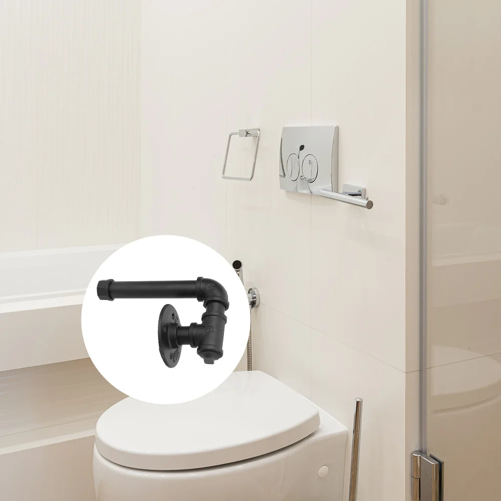 

1pc Iron Towel Rack Home Bathroom Towel Holder Clothes Hanger