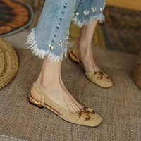 new summer womens sandals fashion outdoor comfortable baotou casual sandals sexy square heel shoes for woman one word buckle