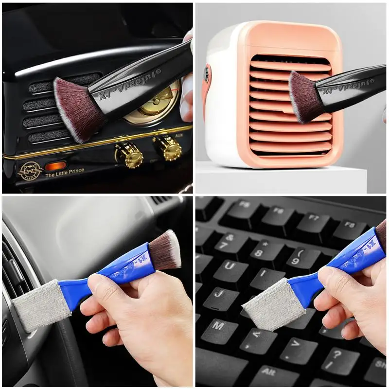 

2 In 1 Car Air-Conditioner Outlet Cleaning Tool Multi-purpose Dust Brush Car Accessories Interior Brush Washer Auto Maintenance