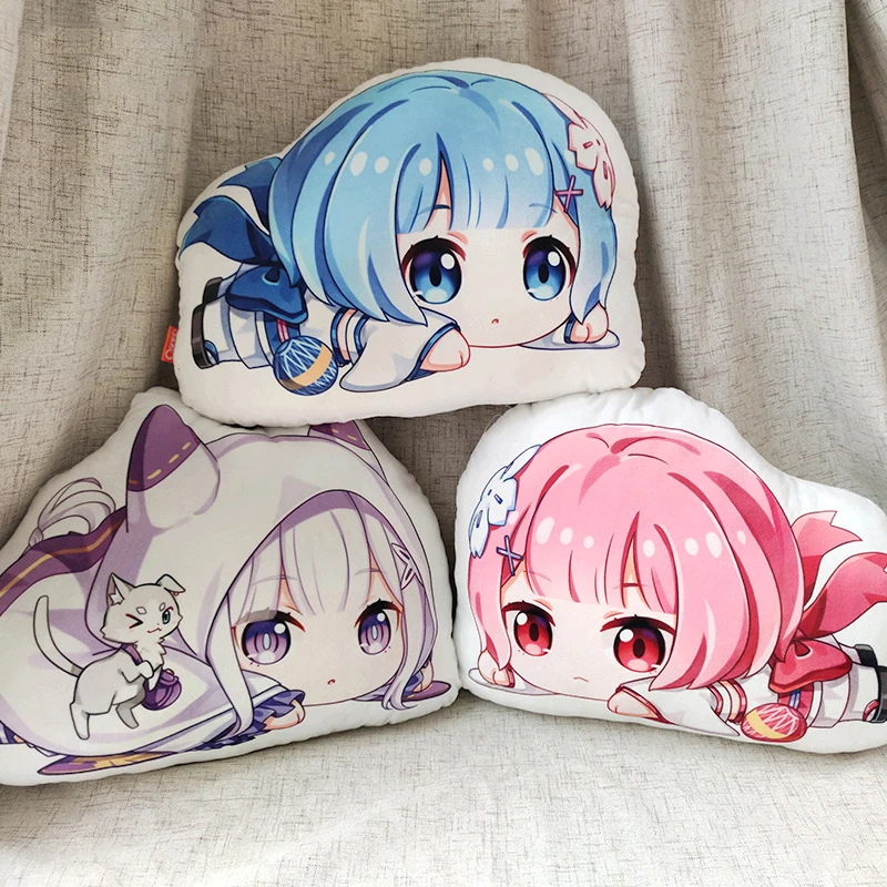 Кукла для косплея аниме Re:Zero Start Life in other World мягкая плюшевая набивная Подушка