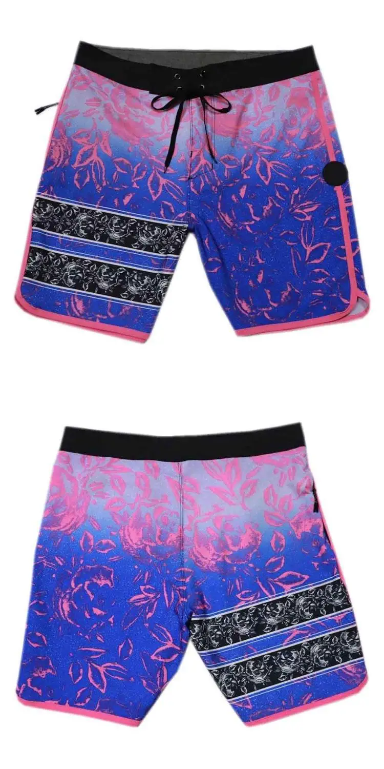 BNWT водонепроницаемые мужские пляжные шорты, быстросохнущие шорты из эластана и спандекса, мужские шорты-бермуды, повседневные шорты - Цвет: Shiny Blue