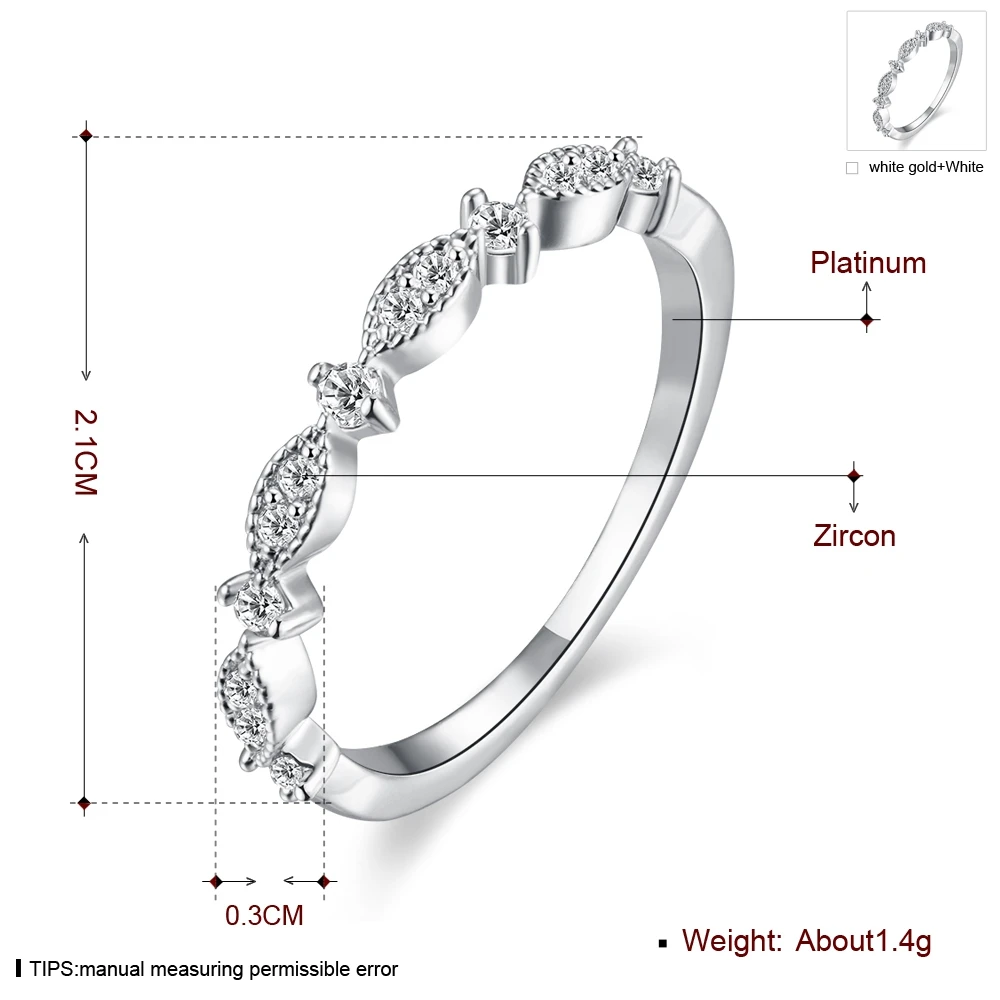 Женское медное кольцо с фианитом 5 А 3 цвета|wedding rings|class ringgold color |