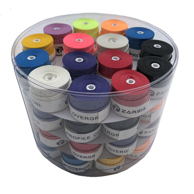 20 шт. липкие противоскользящие Перфорированные Овергрипы для теннисной ракетки