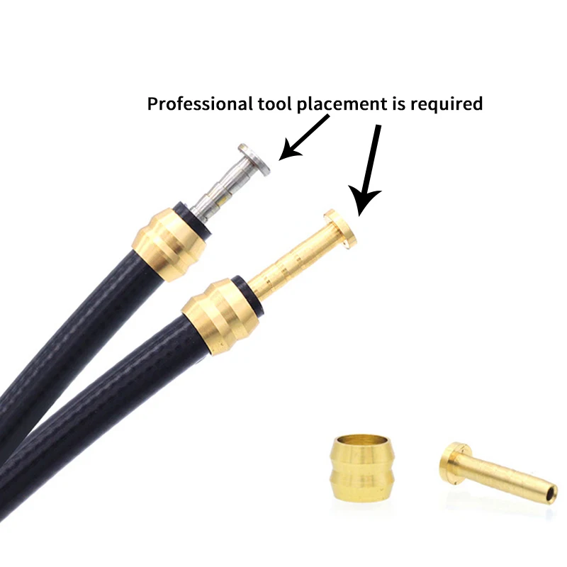 Quality 2.5M Bike Hydraulic Disc Brake Hose Kit Bicycle Olive Insert Set for Mountain System BH59 | Спорт и развлечения