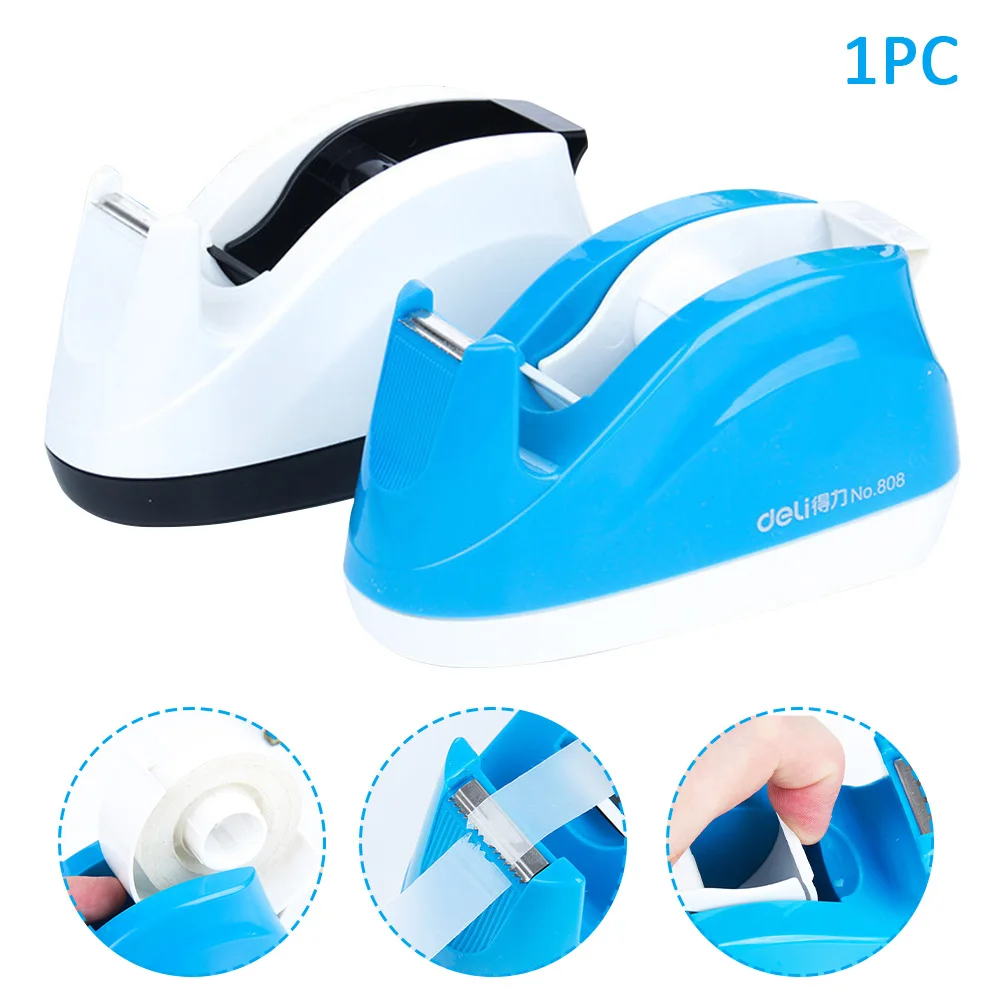 

1inch Core Heavy Duty Multifunction Office Desktop Tape Dispenser Compact Modern Simple Durable Cutting Non Slip Home School