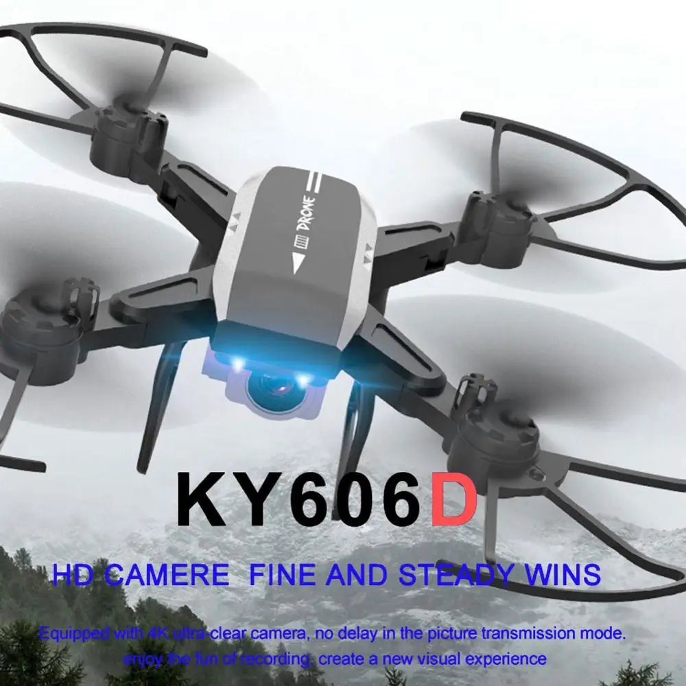 Квадрокоптер KY606D 4k HD для аэрофотосъемки 1080p четыре оси 20 минут полета воздушное
