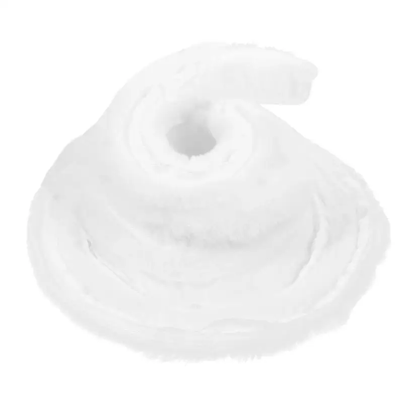 1 шт. 3M отличный подарок на Рождество Белый Искусственный мех отделка лентами