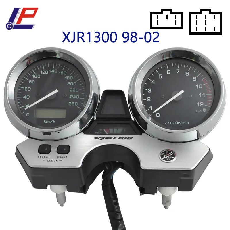 XIR1300 98-02 260 км/180 км/ч мотоциклетные датчики Спидометр Тахометр метр наружный чехол Крышка инструмент в сборе для XJR1200 XJR1300 - Цвет: XIR1300 98-02