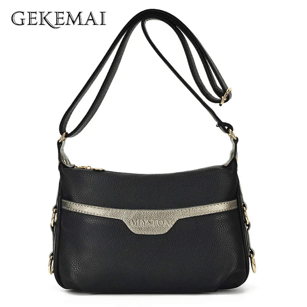 

Famous Brands Crossbody Bag for Women Designer Fashion Contrast Color Splice Pu Leather Shoulder Bag Lady Casual Messenger Bag