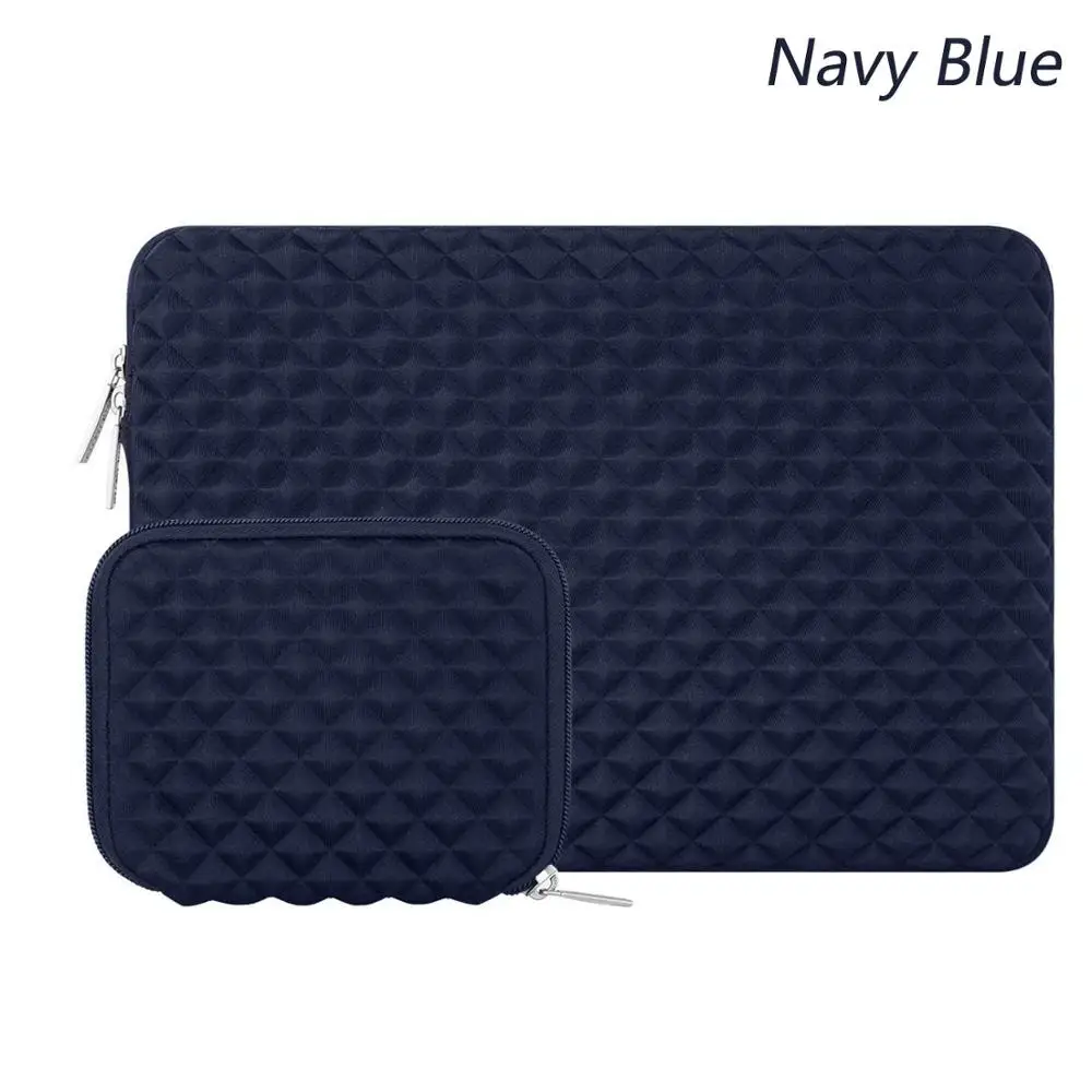 Navy Blue Color Сумка для ноутбука MOSISO 11, 12, 13,3, 14, 15, 15,6 дюймов, сумка для ноутбука, чехол для Macbook Air 13, Pro 13, 15, чехол для ноутбука с сенсорной панелью, сумка - Цвет: Navy Blue Color