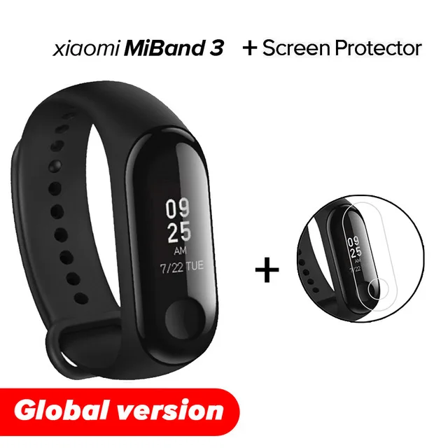 Global N Film Xiao mi Band 3 mi band 3 фитнес-трекер пульсометр 0,78 ''OLED дисплей Bluetooth 4,2 для Android IOS - Цвет: Global N Film