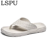 new arrivals summer mens slides slip on breathable water beach sandal flip flops lightweight summer slippers for men size 39 44