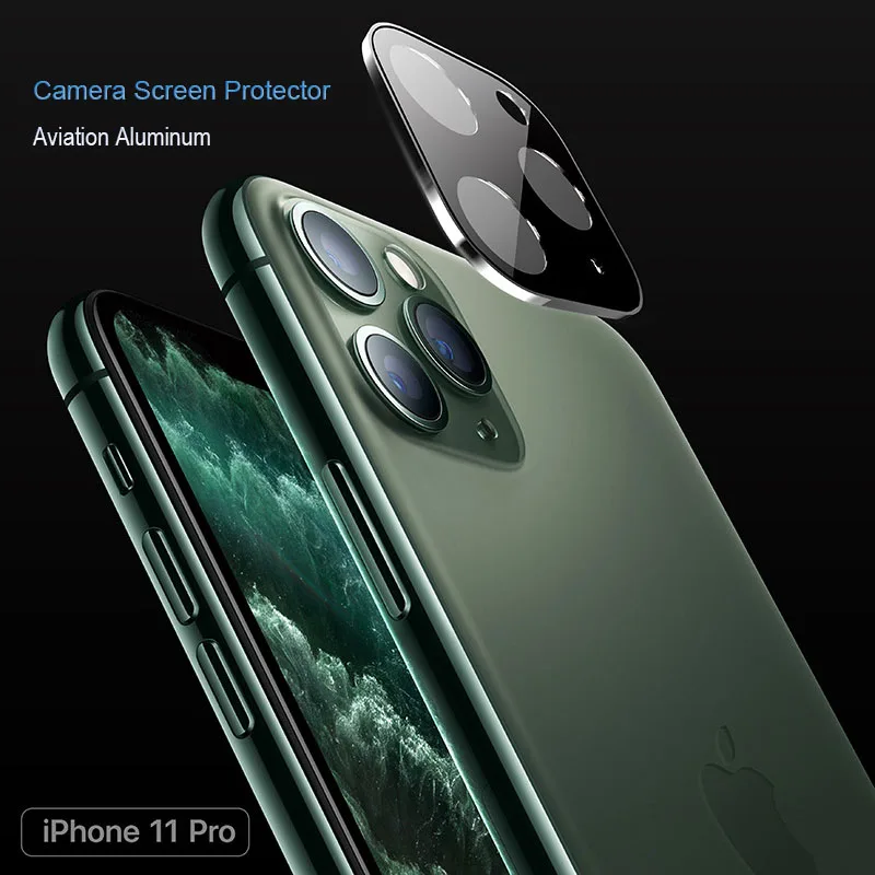 Титановая металлическая оправа закаленное стекло объектив камеры протектор