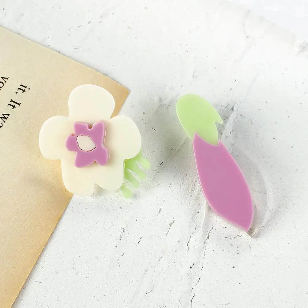 AENSOA новые уникальные висячие серьги в форме цветка для женщин эффектные