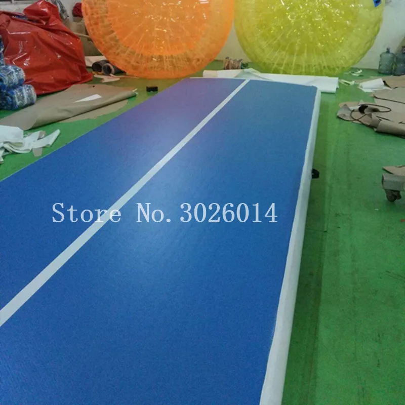 Продажа Бесплатная доставка 6*2*0,3 м надувной воздушный Тренировочный Коврик для гимнастики надувной трек для тхэквондо надувной батут