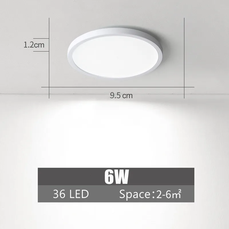 

Потолочный светильник Khelse Дисковая лампа 6Вт-24Вт