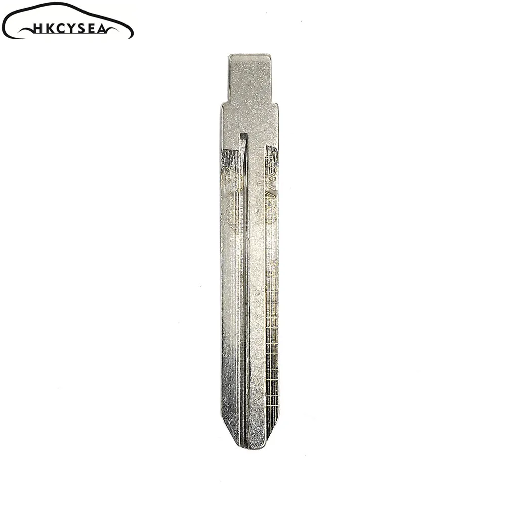 HKCYSEA NO. 69 Выгравированная линия Lishi 2 в 1 Пустая шкала режа зубьев Uncut Key Blade # TOY43R для