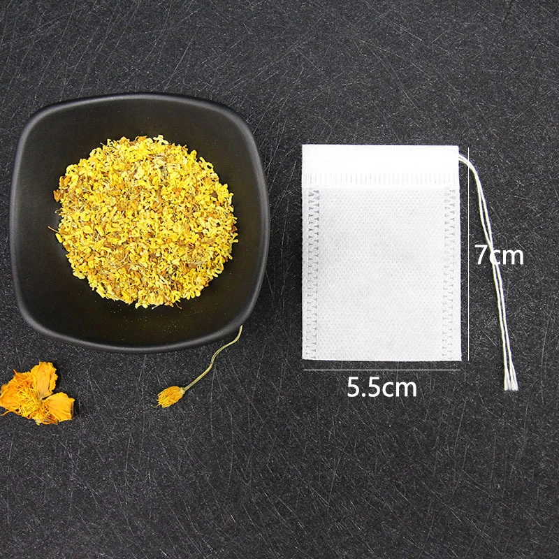 Чайные пакетики со шнурком 5 5X7 см травяные кофейные ароматизированный чай