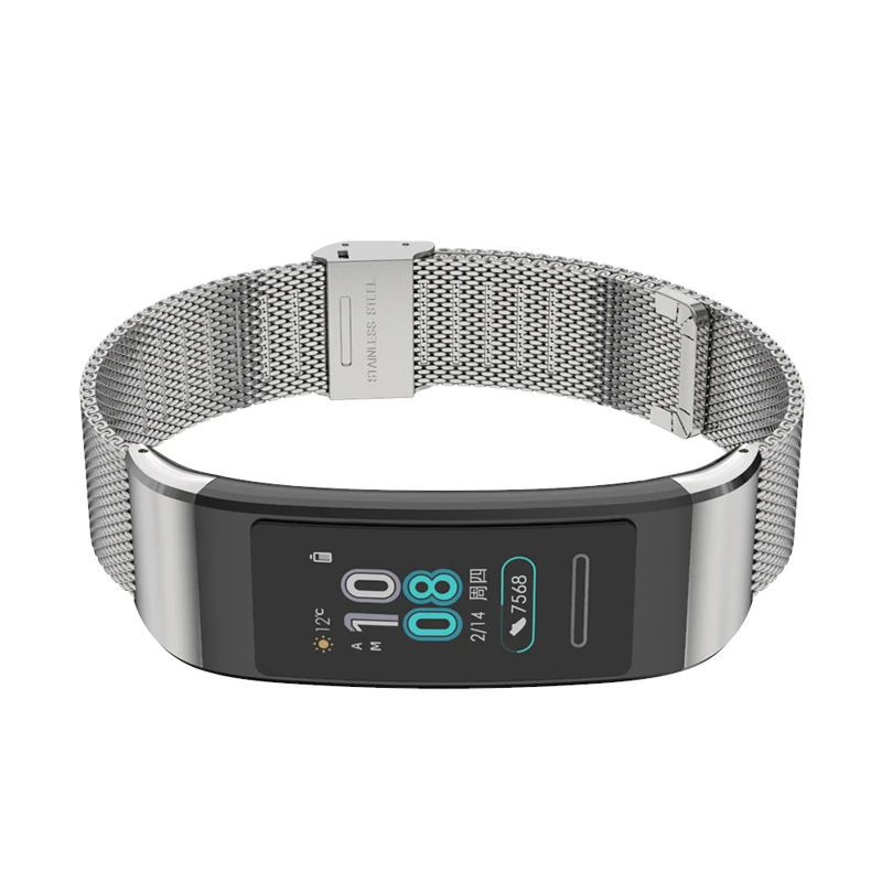 Mijobs для huawei Band 3 браслет для huawei Band 3 pro ремешок металлический ремешок для часов из нержавеющей стали умные аксессуары