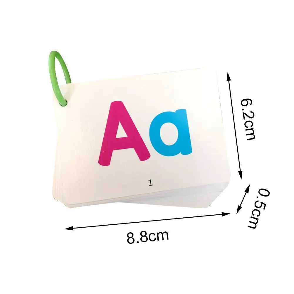 

26 Letter English Flash Card Alphabet Letter Board For Kids With Montessori English Educational Buckle Learning Handwritten C7R3