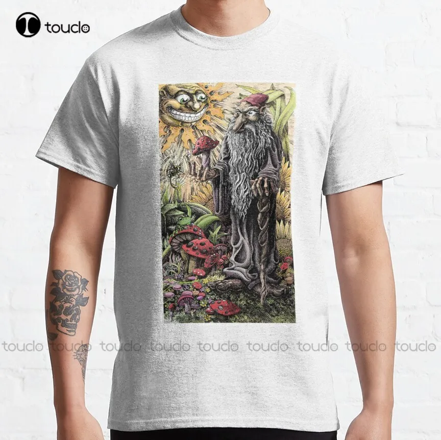 

The Mushroom Farmer (Color) Classic T-Shirt Custom Shirts Design Your Own Custom Aldult Teen Unisex Digital Printing Tee Shirt