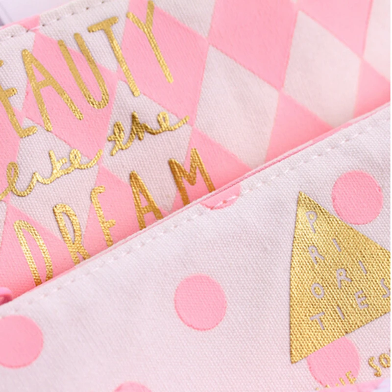 

New Women Striped Travel Cosmetic Bag Makeup Bag Portable Female Zipper Small Toiletry Make up Bags Travel Beauty Organizer 31g