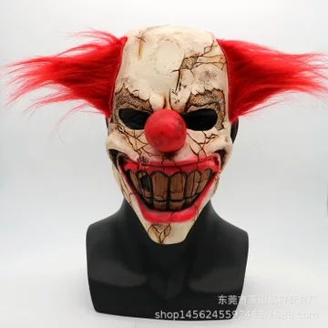 Маска Стефана Кинга из оно ужасная маска клоуна Джокера реквизит для костюма на