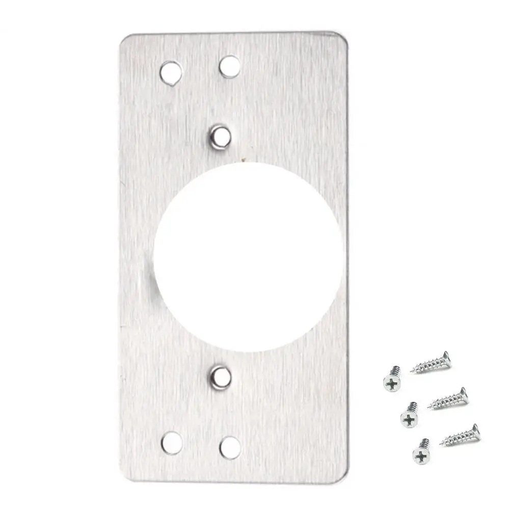 

Multi-Hole Hardware Stainless Steel Fixing Brace Plate with Screws for Closets