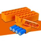 Приспособление для литиевой батареи, Однорядный двусторонний фиксатор для точечной сварки аккумулятора 18650, зажим для быстрой сварки