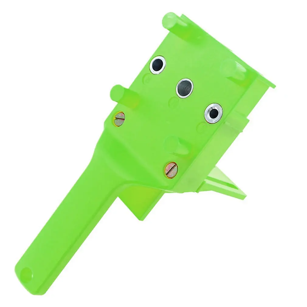 

Quick Wood Doweling Jig ABS Plastic Handheld Pocket Hole Jig System 6/8/10mm Drill Bit Hole Puncher For Carpentry Dowel Joints