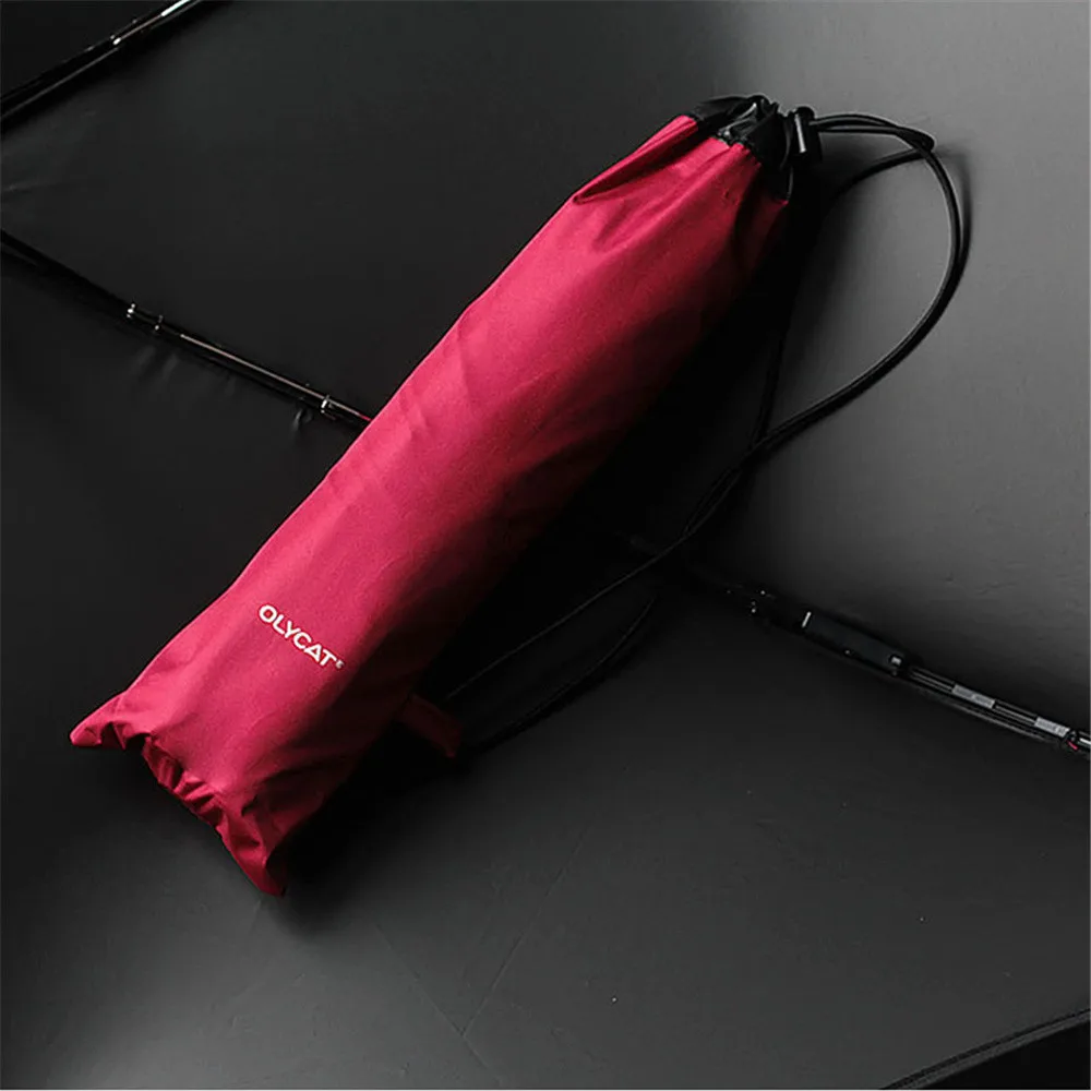 

New Folding Umbrella Rain Women Creative Sun Protection Kids Umbrella Windproof 6K Aluminum Parasol Clear Umbrella UPF50+
