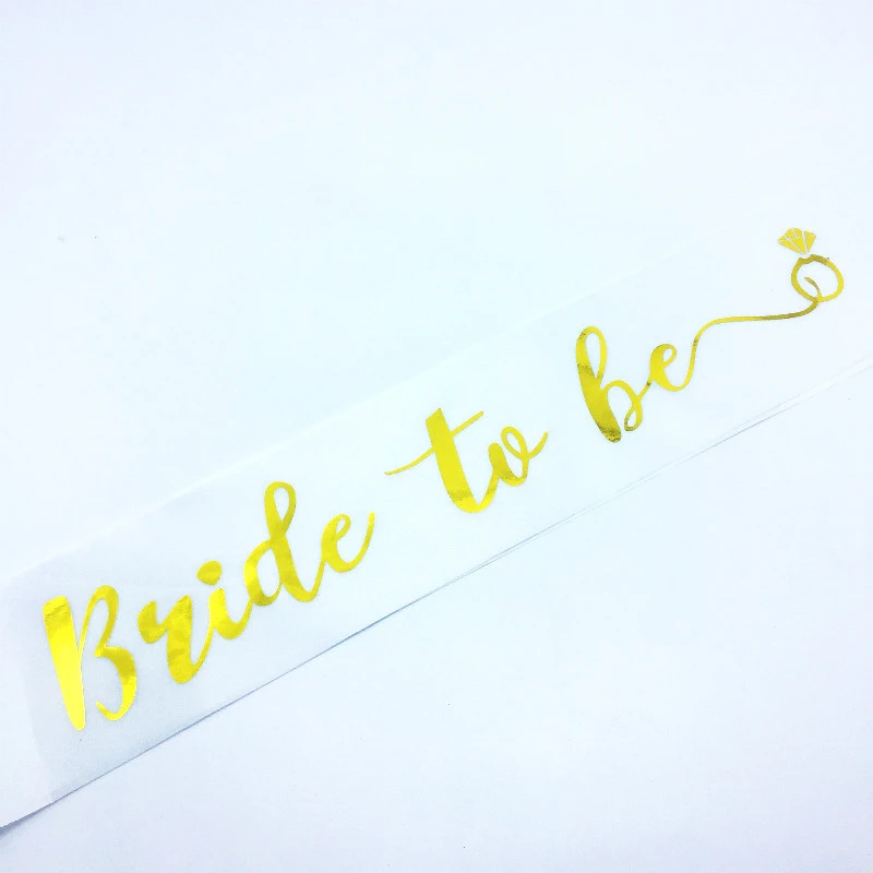 1 шт. Свадебные украшения атласные кушаки позолоченные золотые для невесты на