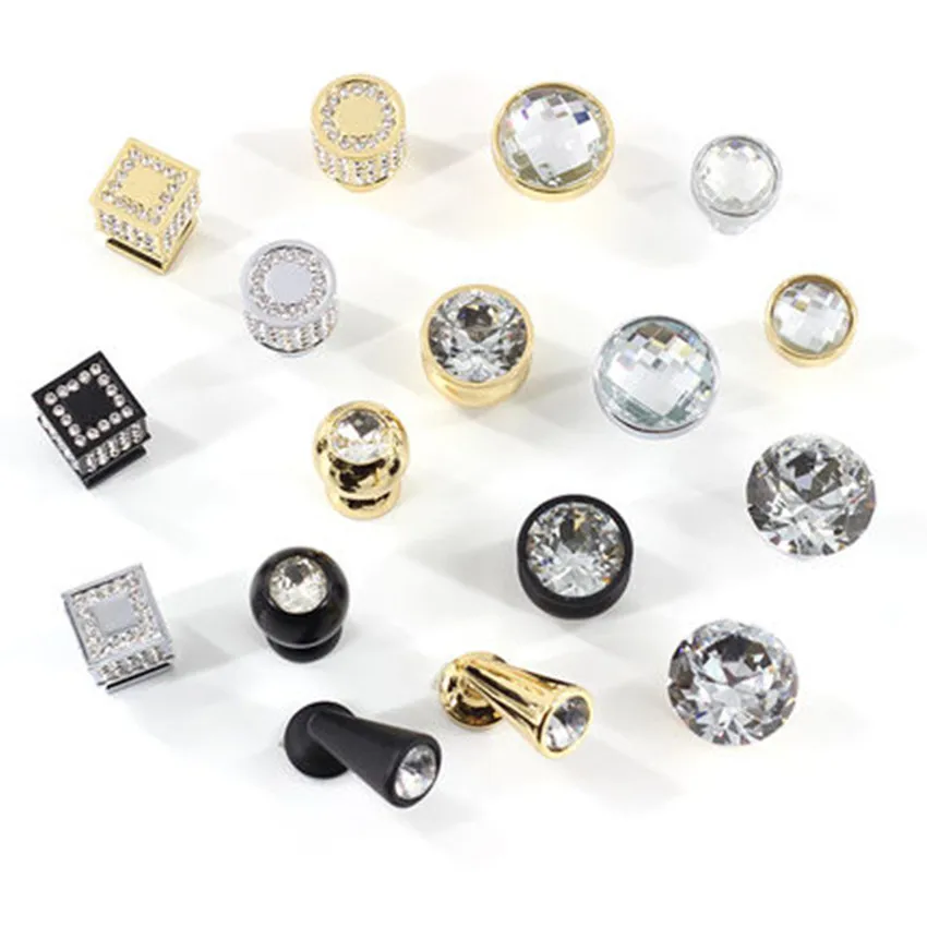Высококачественный модный роскошный Carystal Dimond кухонный шкаф винный дверная ручка