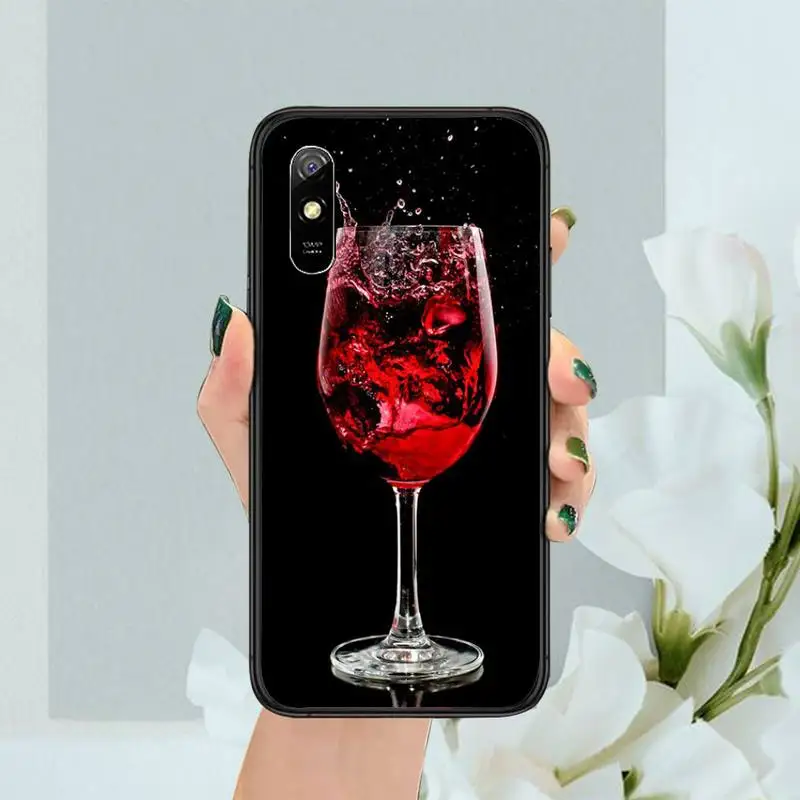 

Red wine Phone Case For xiaomi Redmi 5 5A plus 7A 8 note 2 3 4 5 5A 6 7 GO K20 A2
