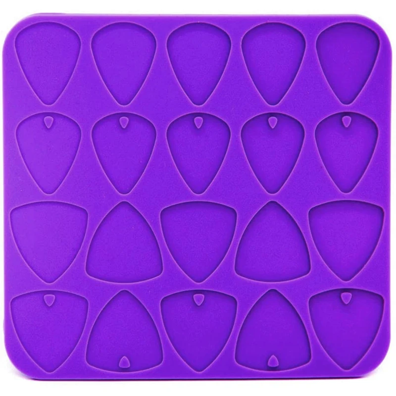 

Universal Guitar Picks Resin Molds, Guitar Mold for Resin, Silicone Casting Mold for DIY Guitar Thumb Finger Picks