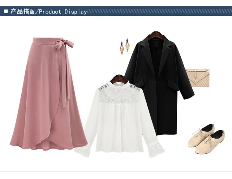 

Summer Women's Skirts High Waist Bandage Slim Party Office Lady Elegant Casual Fashion Vintage A-Line Pink Long Skirts Plus Size