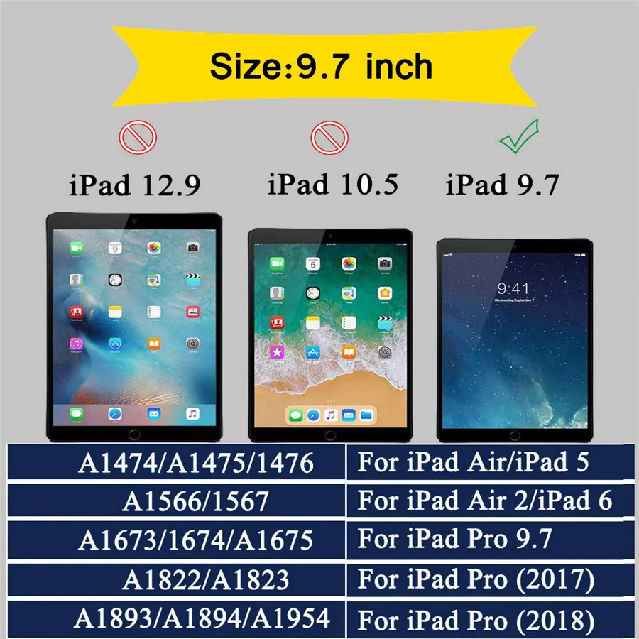 Ipad 5gen Защитное стекло для планшета apple ipad 9,7 дюймовый защитный экран 5 6 поколения pro air 1 2 6gen 5th 6th pro9.7 пленка