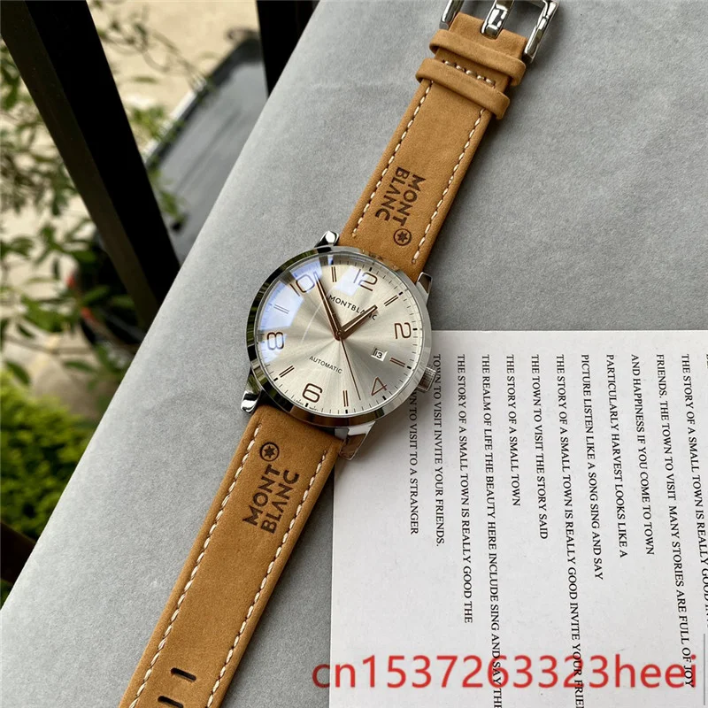 

MONTBLANC watch men's skeleton automatic mechanical AAA watch gold skeleton retro men's women watch quartz watch